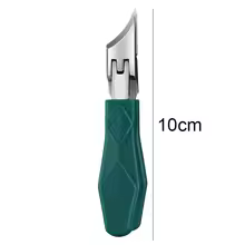Nail Salon Ingrown Toenail Clippers Anti Splash Cuticle Cutter - Green