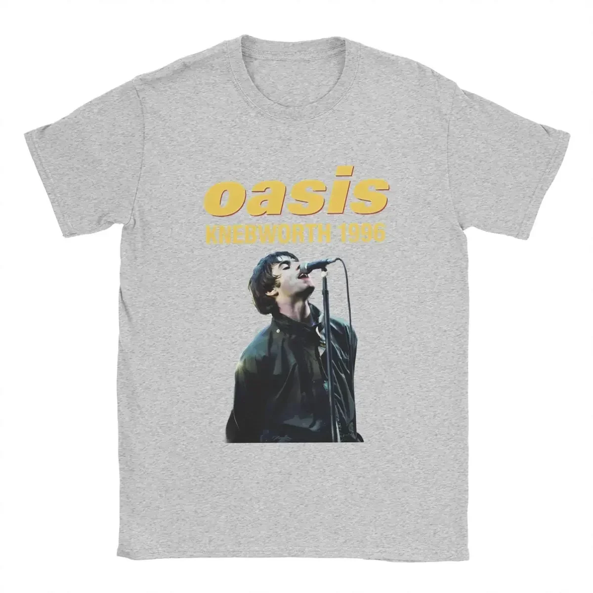 T-Shirt O-Oasis Rock 90's Band Leisure Tees Short Sleeve British Music Albums T Shirt Crewneck Men Women Kid Clothes Adult