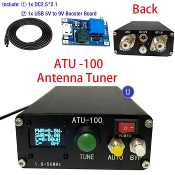 ATU-100 Antennentuner 1,8–50 MHz Atu100 von N7DDC 7x7 0,96 Zoll OLED 3.2 Firmware programmiert mit gehäuse montierter Maschine