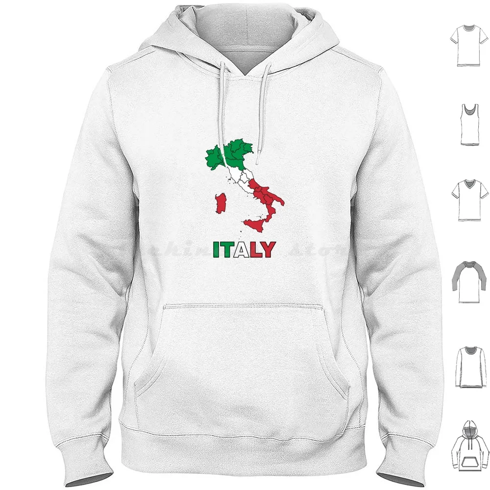 

Italy Hoodie cotton Long Sleeve Italy Italia Italia Logo Italian Flag Italian Italia Bandiera Italy Logo Design Italia Flag