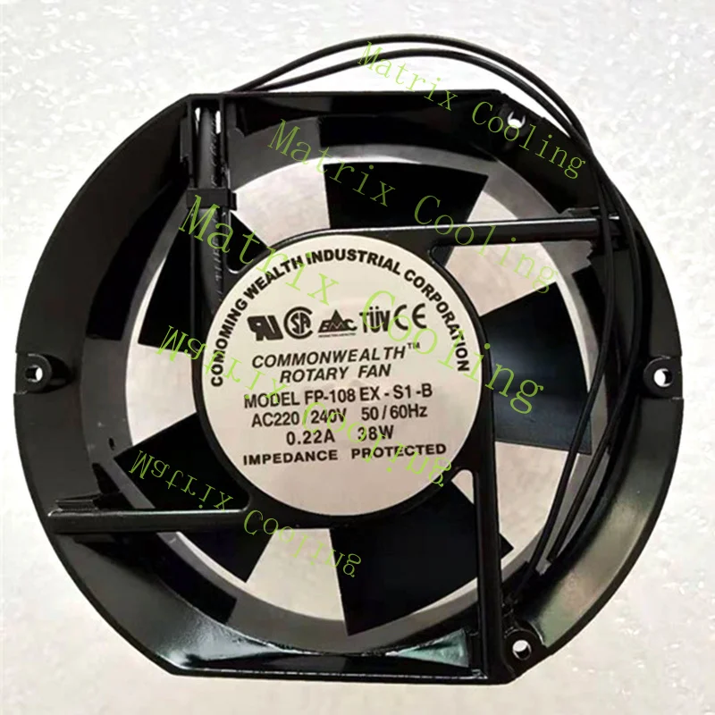 nuovo-per-commonwealth-fp-108-ex-s1-b-ac220-240v-022a-ventola-di-raffreddamento-a-2-fili