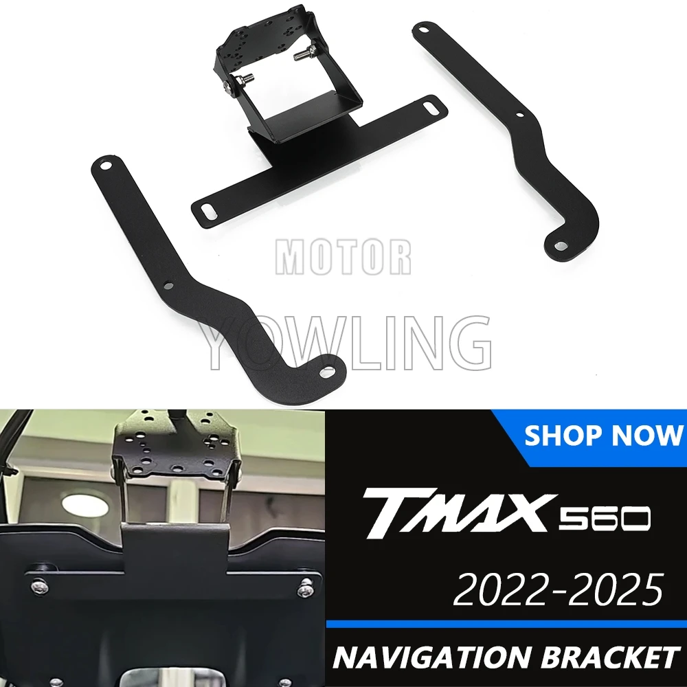 

T-MAX 560 Motorcycle Phone Stand Holder GPS Navigaton Support Bracket For Yamaha Tmax 560 Tmax560 T-MAX560 2022 2023 2024 2025