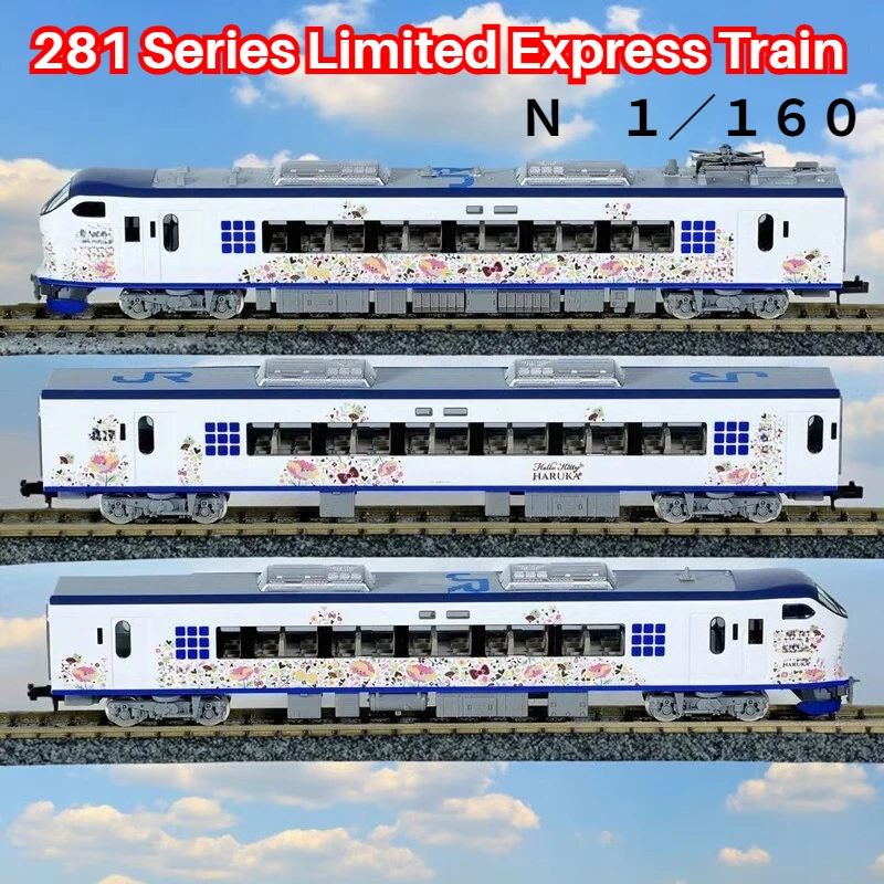 

TOMIX N-type 1/160 Scale Model Train, Series 281 Limited Express Train, Multiple Designs Available, Painted Train Set, Toy Gift.