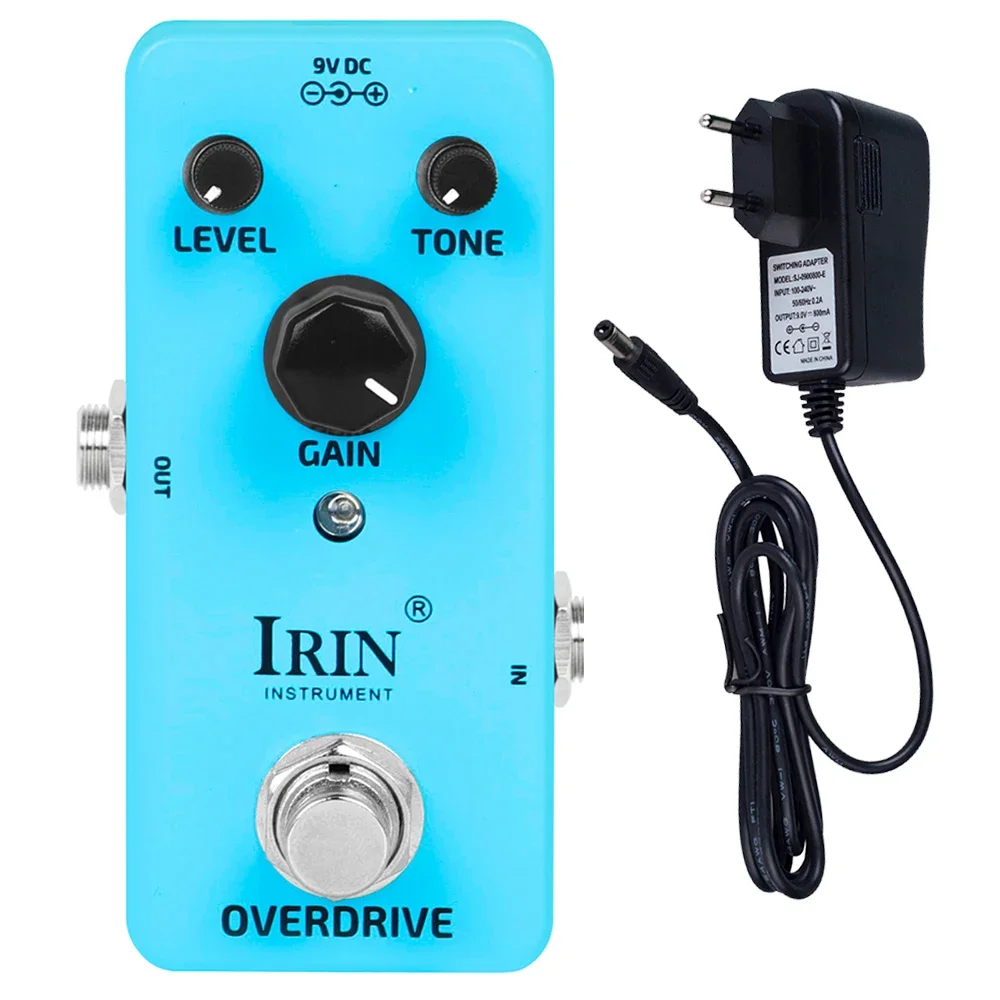 

IRIN XG-4 Guitar Overdrive Effect Pedal Digital Analog Effect Pedal For Electric Guitar True Bypass Guitar Parts & Accessories