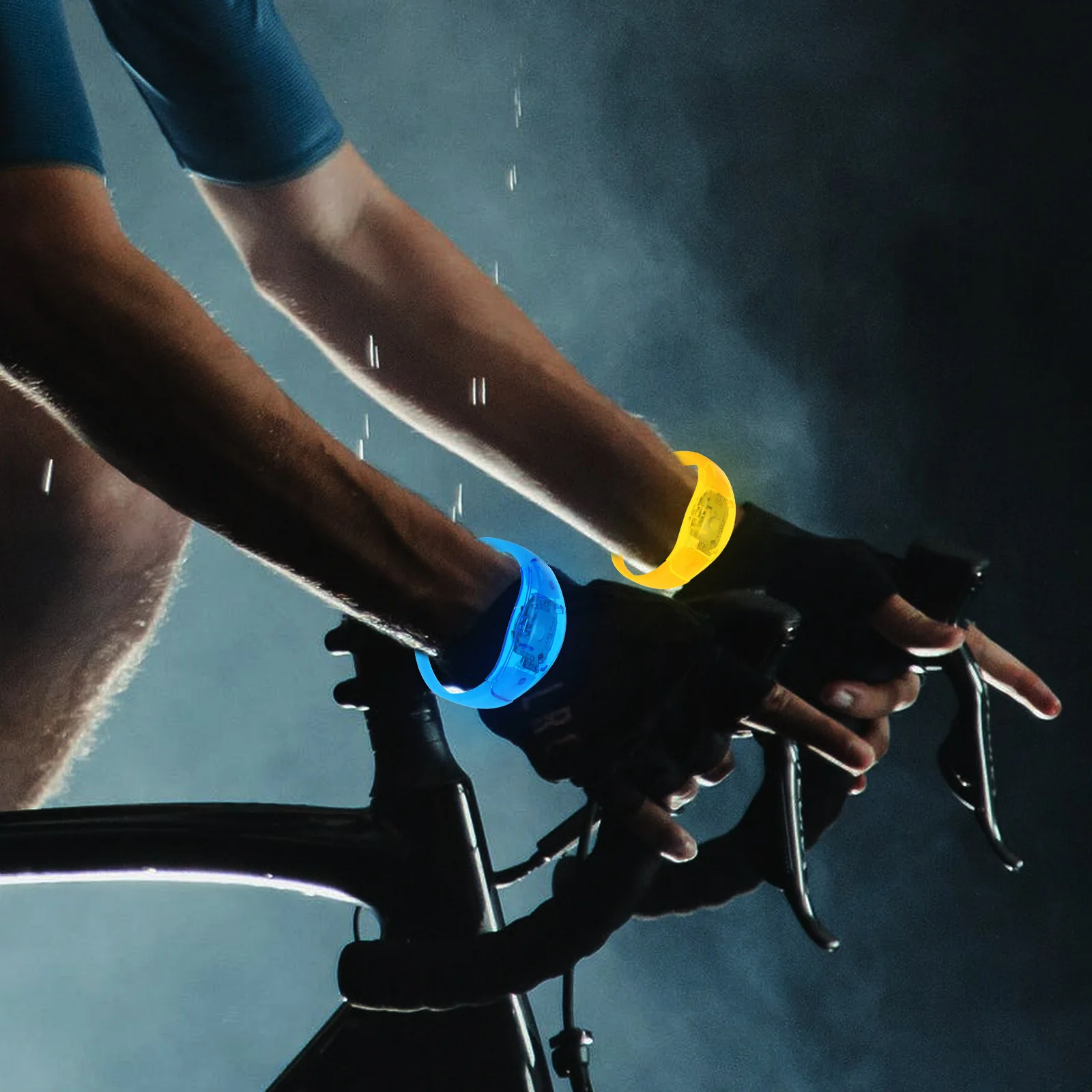 2 قطعة سوار مضيئة توهج لوازم الحفلات أساور للأطفال مع أضواء أساور معصم للأطفال #5