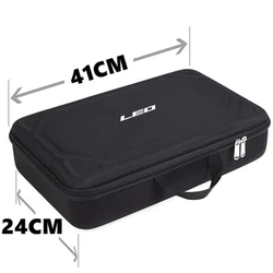 41CM EVA Hard Shell Fishing Box Bag Multifunctional Shockproof Fishing Accessory Spinning Rod Reel Outdoor Case Storage Bags