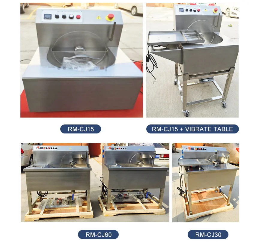 Mini Tempered chocolate tempering machine small mould molding melting machinery enrobing maker coating chocolate making machine