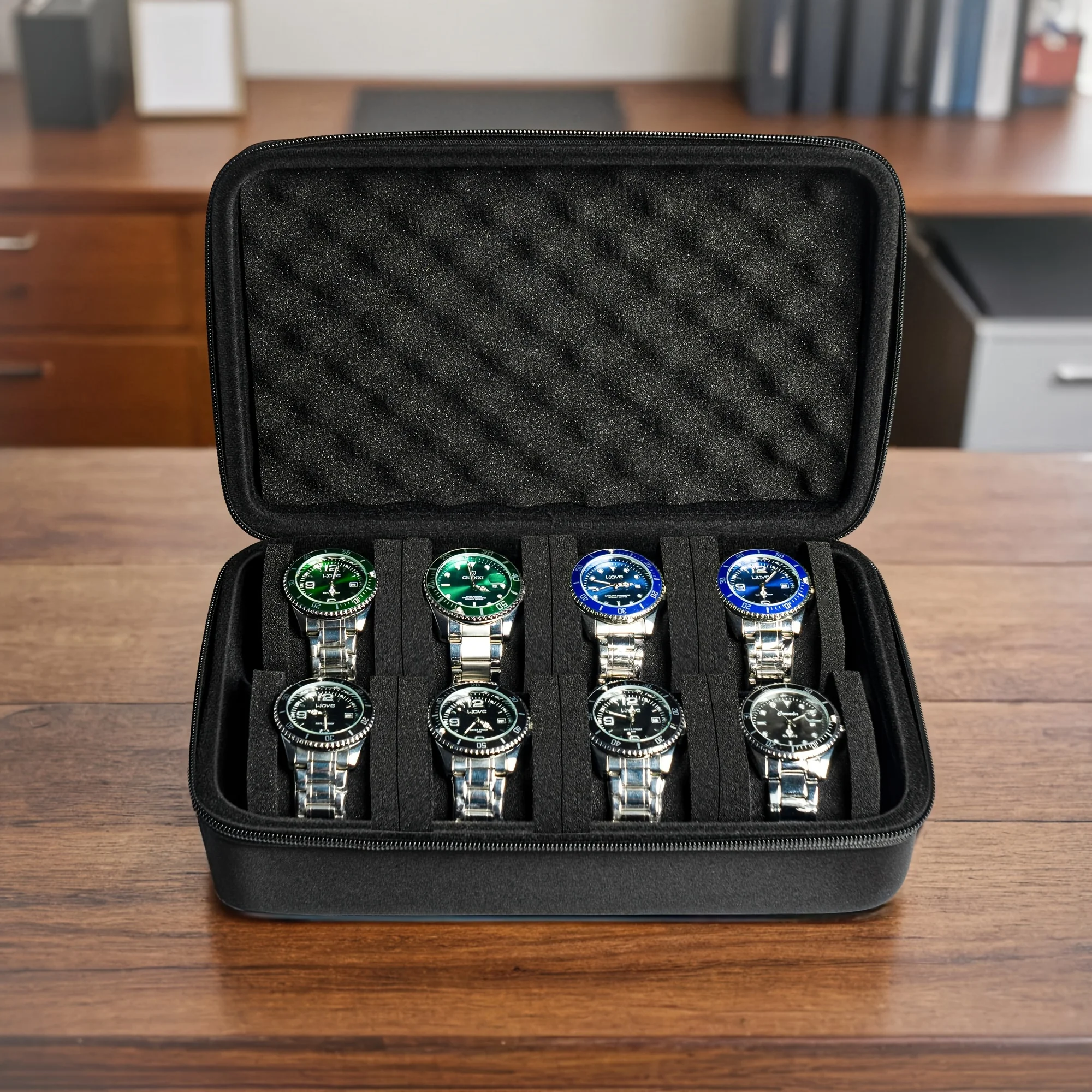 กล่องเก็บนาฬิกา 8 ช่อง/กล่องเก - Smartwatch Id บทวิจารณ์และราคา