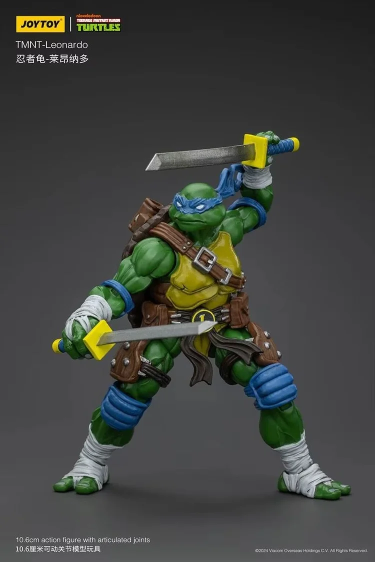 

JOY TOY TMNT Leonardo фигурки оригинальные куклы украшения подарочная коллекция наборы моделей гаража