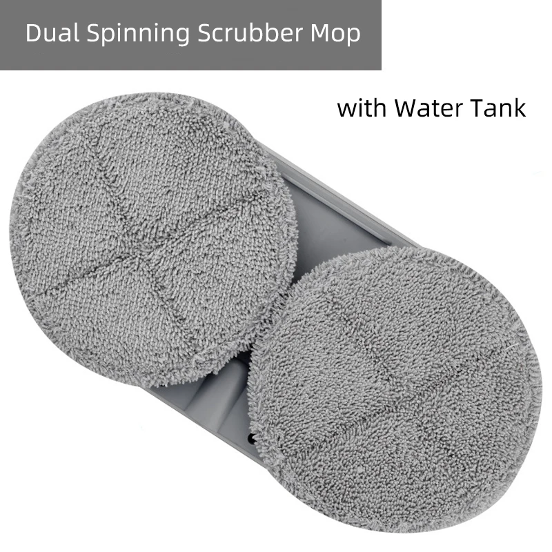 セルフクリーニング乾燥スピンバケツモップセットスクラバー電動フロアクリーンデュアルモップスクラバー付きダブルクリーニングモップ