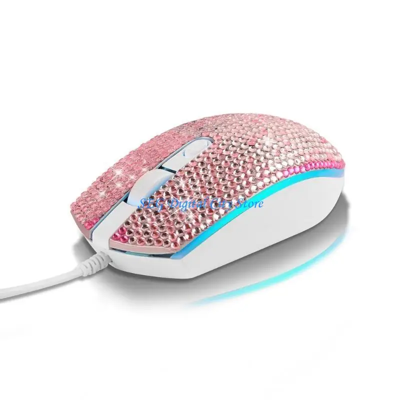 

U75B Красочная проводная мышь со светодиодной подсветкой Plug & for Play Ноутбук Домашний офис для Fe