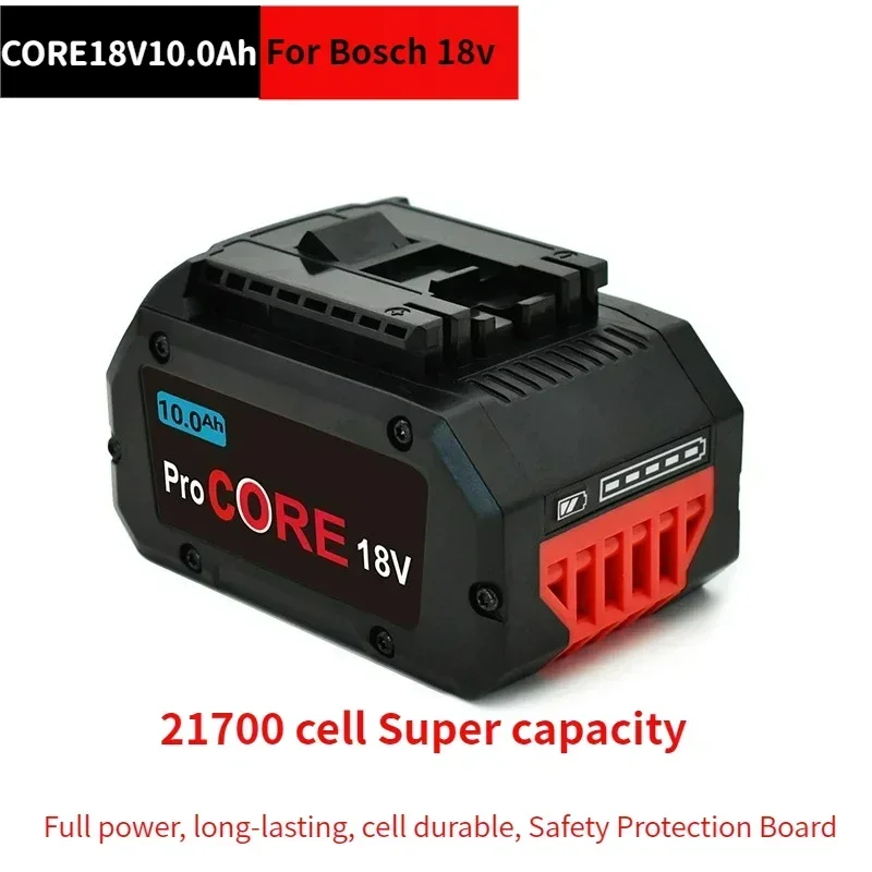 

100% high quality 18V 10.0Ah Lithium-Ion Replacement Battery GBA18V80 for Bosch 18 Volt MAX Cordless Power Tool Drills