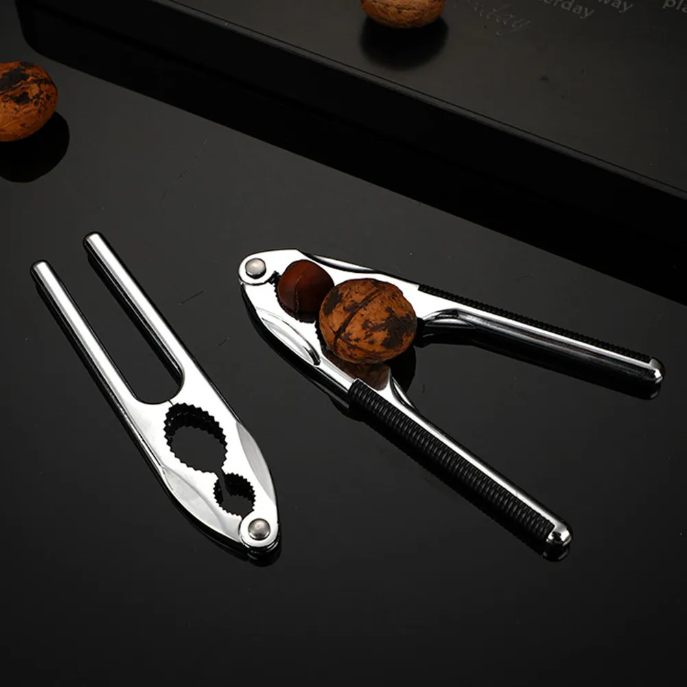 Heavy Duty Zinc Alloy Walnut Cracker Premium High Hardness Corrosion Resistant Rust Proof Nut Opener for Walnuts Pecans Almonds