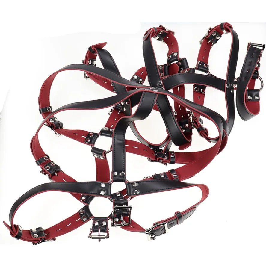 BDSM K9 Bondage clothing Dog Hood lower Body Binding band Puppy Play Sex toys Role-Playing Male Female Adult Games - Image 3