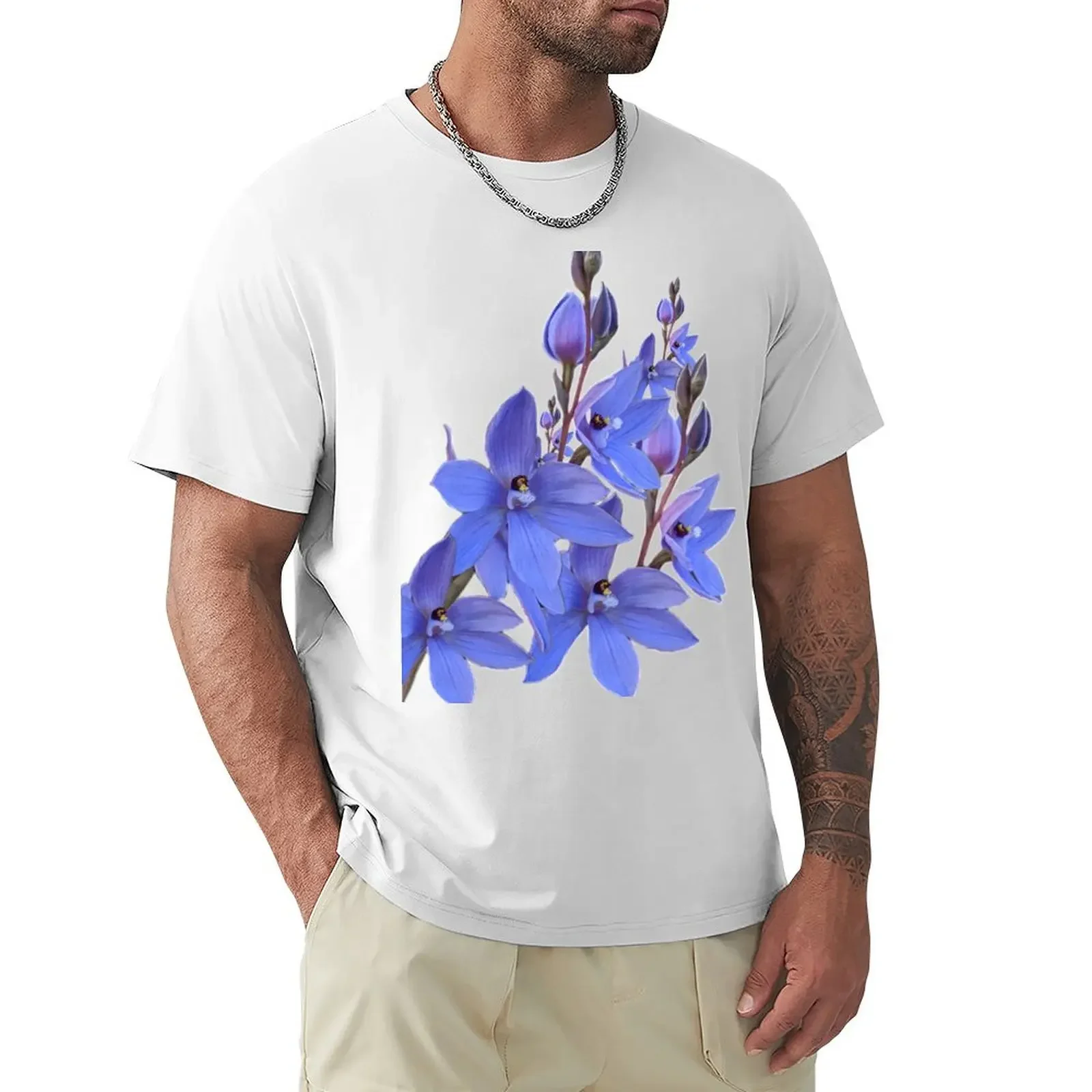 Mauve Tufted Sun Orchid T-Shirt plus sizes vintage clothes summer clothes summer top mens graphic t-shirts big and tall