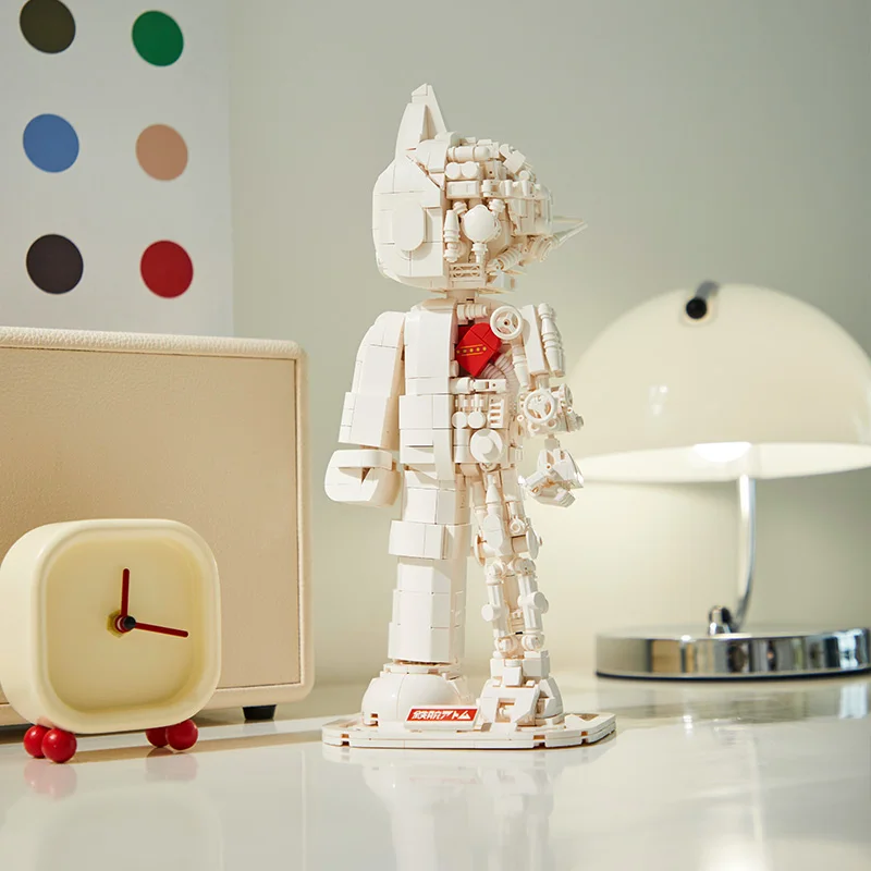 مكعبات بناء بانتاسي، تماثيل رسمية قابلة للجمع، لعبة بوب لتعزيز الذكاء للأولاد، نموذج روبوت للأطفال