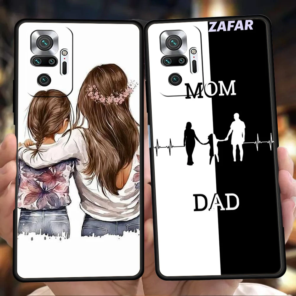 

Модный чехол для телефона Super Mom Dad для Xiaomi Redmi Note 14 13 12 10 11 Pro Plus 14C 13C 12C 10C 9C 5G, мягкий чехол из ТПУ