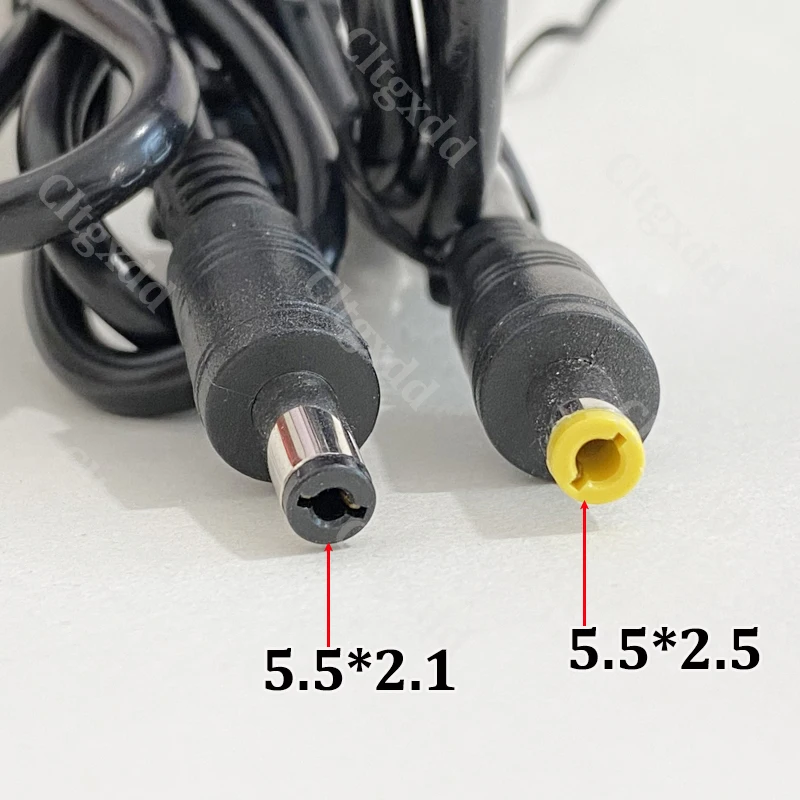 Cltgxdd DC-Stromanschluss Stecker/Buchse 5,5 * 2,1 / 5,5*2,5mm DC-Ladebuchse zur Panelmontage mit Mutter und wasserdichter Abdeckung – Detail 4