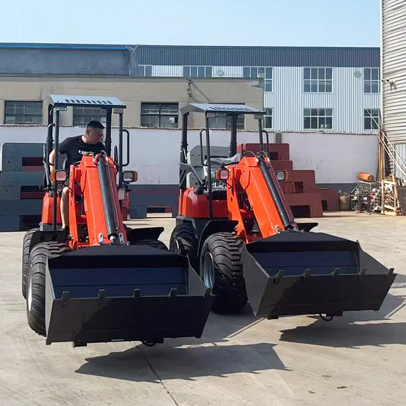 

Snow blower small wheeled skid steer loader high stability free shipping high-quality telescopic arm loader for sale in China