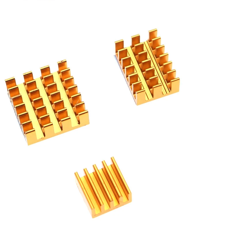 TZT For Raspberry Pi 4 Heat Sink 3pcs Raspberry Pi 4B Aluminum Heatsink Radiator Cooling Kit Cooler for Raspberry Pi 4 Model B image 3