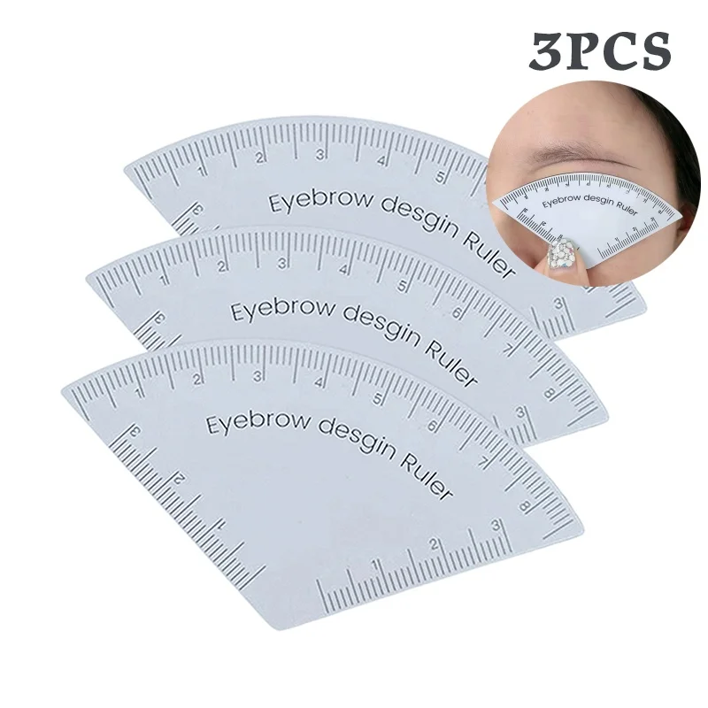 1/2/3 stücke Schnelle Zeichnung Augenbraue Design Herrscher Microblading Mapping Werkzeug Gestaltung Permanent Make-Up Zeichnung Guide Herrscher Tattoo wiederverwendung