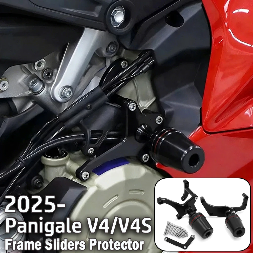 

For Ducati Panigale V4 2025 PANIGALE V4S 2025 2026 Motorcycle Falling Protection Frame Slider Fairing Guard Crash Pad Protector