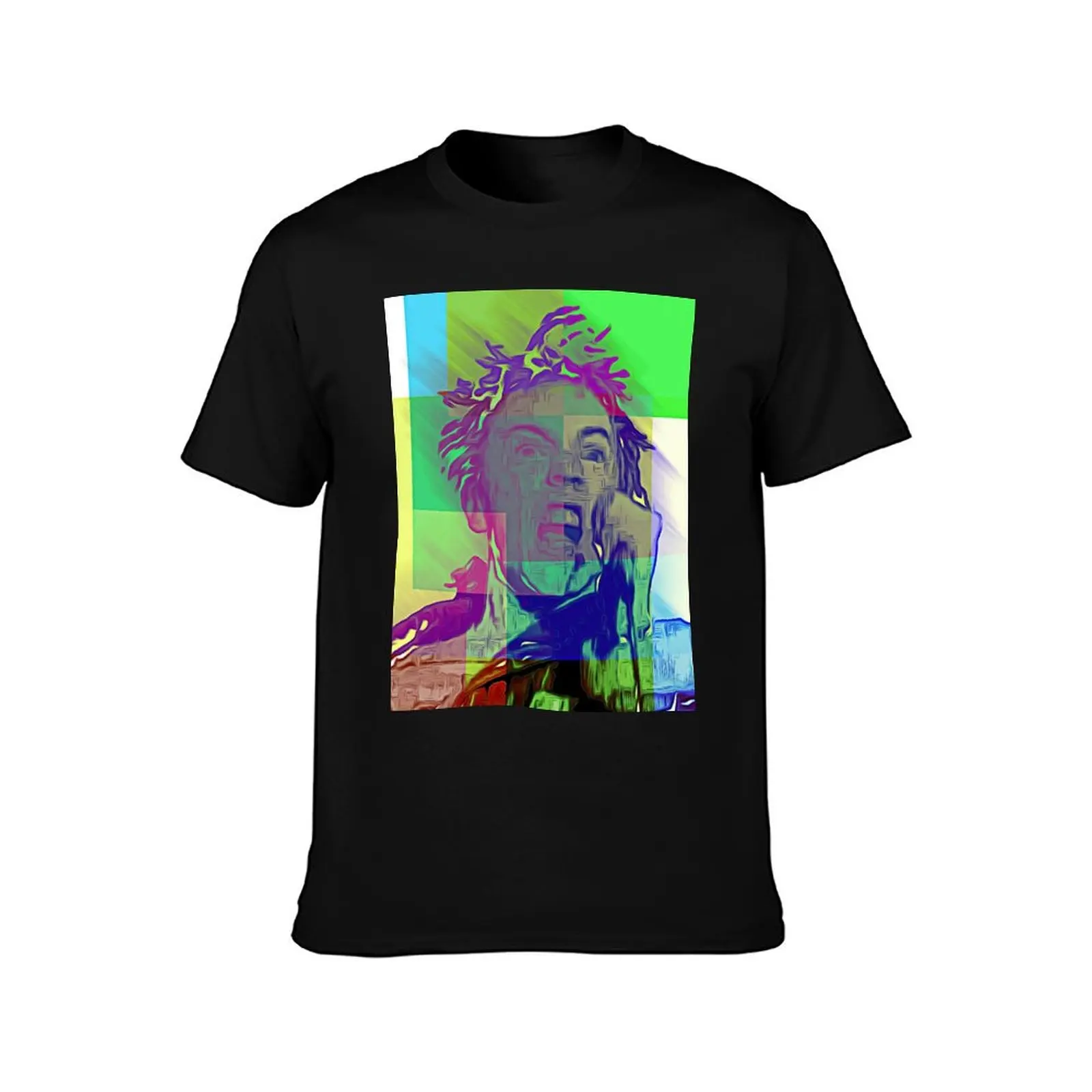 Johnny Rotten #2 T-Shirt Fashion Graphic Tee for Men T-Shirt