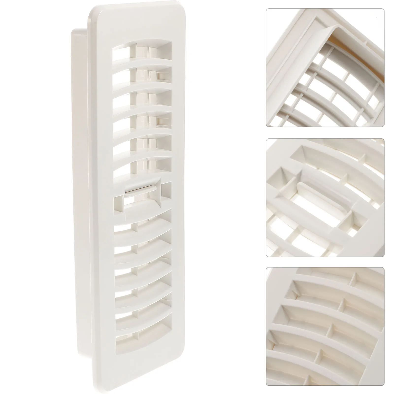 Plastic Floor Register Ventilation Port Cover Air Supply Grille Vents Duct Adjustable Floor Vent Covers High Grade Construction