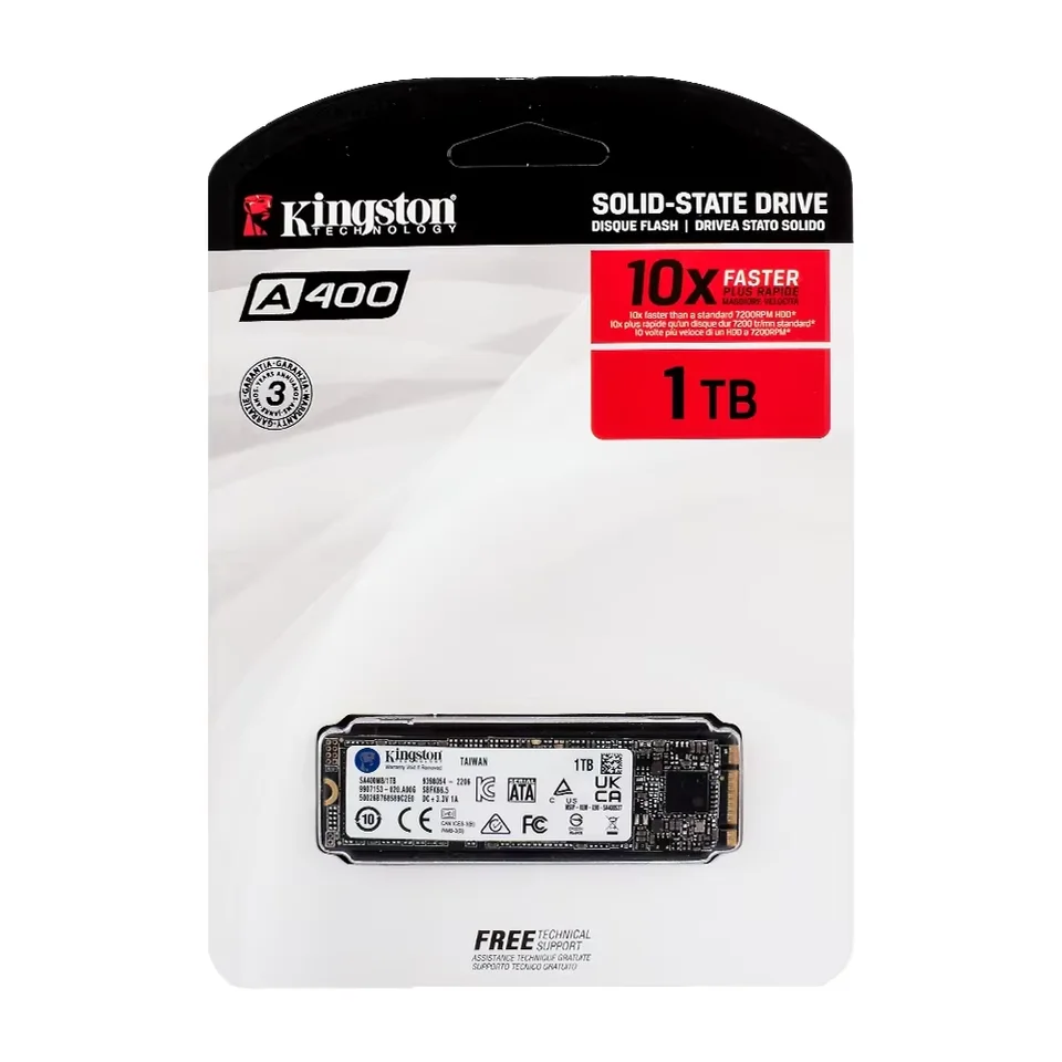 Kingston SSD A400-NGFF 120GB/240GB/480GB/1TB/2TB M.2 2280内蔵SSD