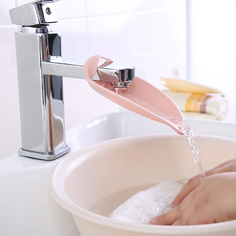 Hand Washing Extender Children Hand Washing Aid Kitchen Faucet Guide Sink Splash Proof Extender