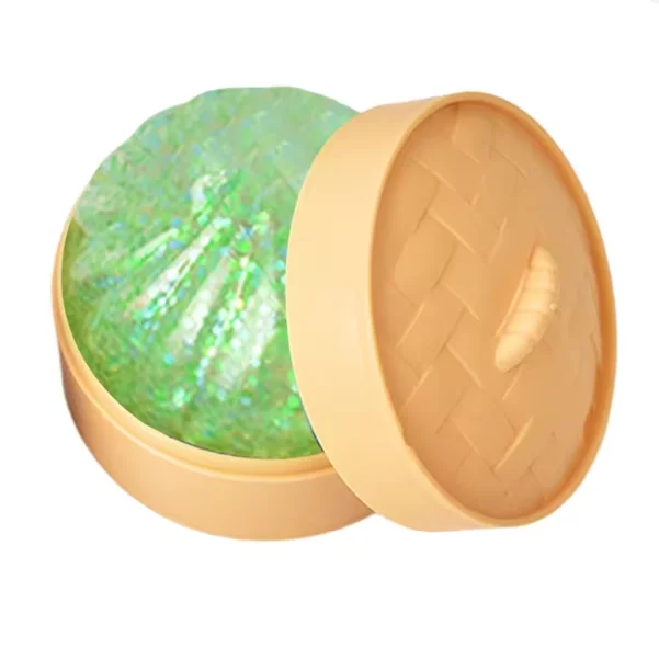 Simulatie Dumpling Squishy Rebound Zachte Knijp Stressbal Met Bamboe Stoommandje Anti-Stress Speelgoed Zintuiglijk Speelgoed Voor Creatief Cadeau