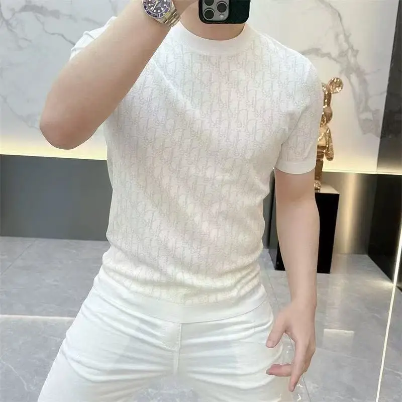 Cotton T Shirts men Half Sleeve Summer T-shirt Man Short-sleeved Casual Basic Shirt O Neck printing Color Tees Tops