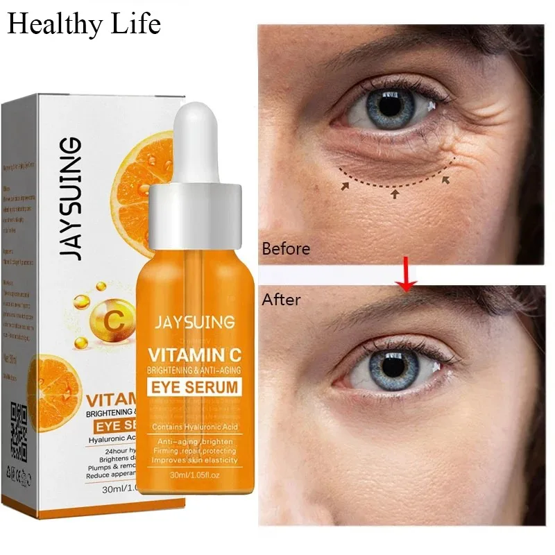 

Anti-Aging Vitamin C Eye Cream Face Anti Puffiness Anti-Wrinkle Serum Remove Dark Circles Eye Bag Essence Women Firm Skin Care