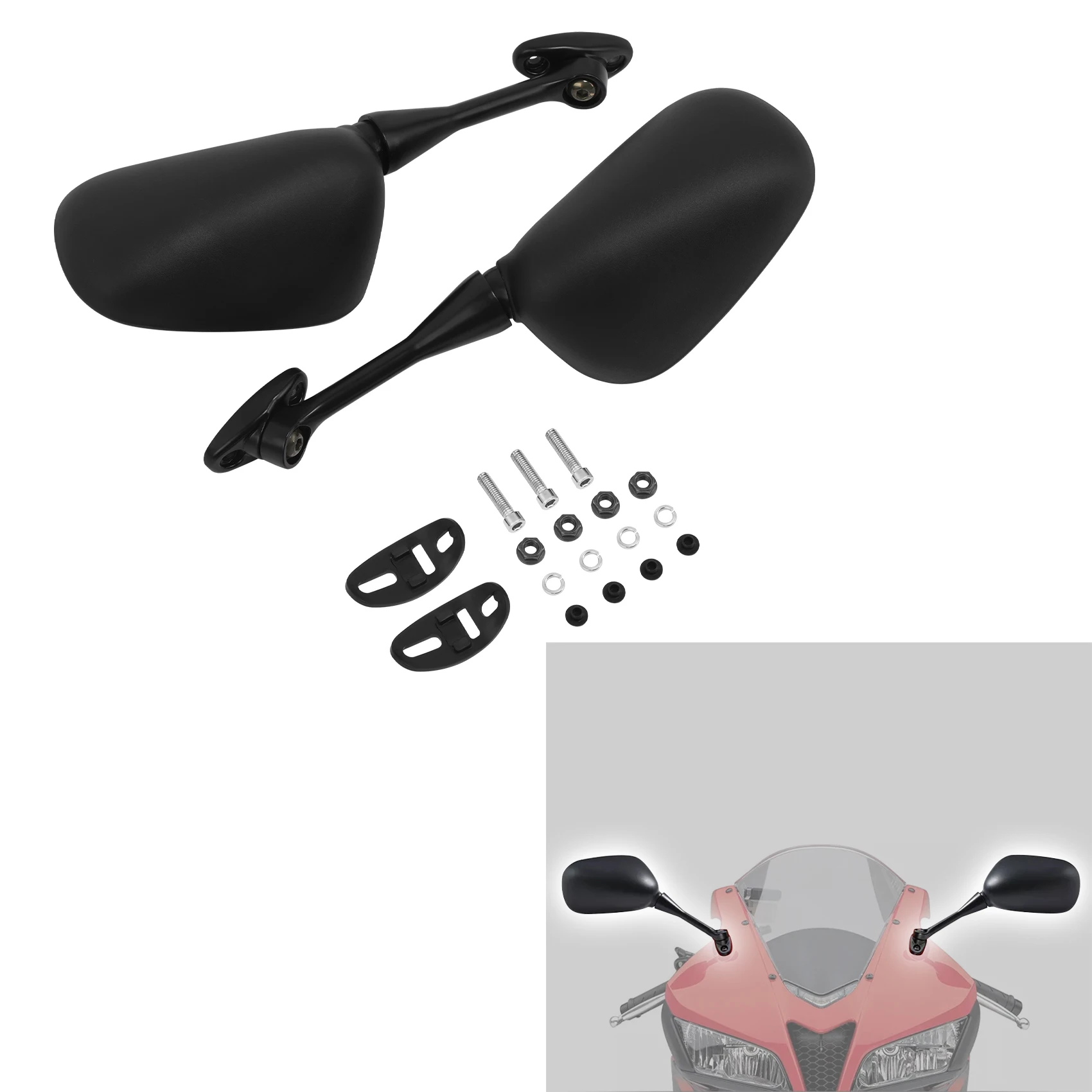 

Motorcycle Rearview Side Mirrors For Honda CBR1000RR 2004-2007 2005 2006 CBR600RR 2003-2024