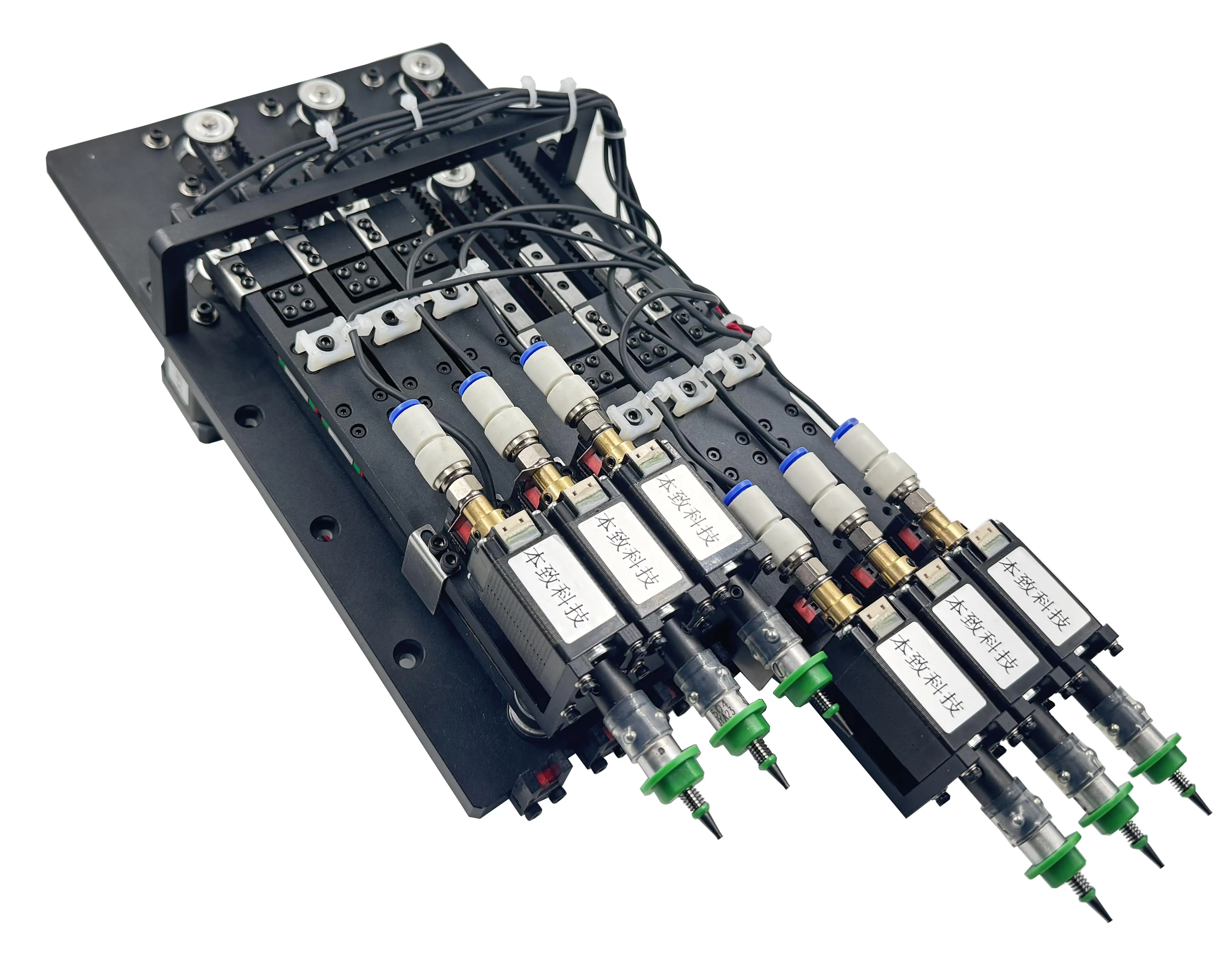 SMT Customizable Pick and Place Zr Axis Linear Rotary Robotic Arm Head Six Stations Placement Module