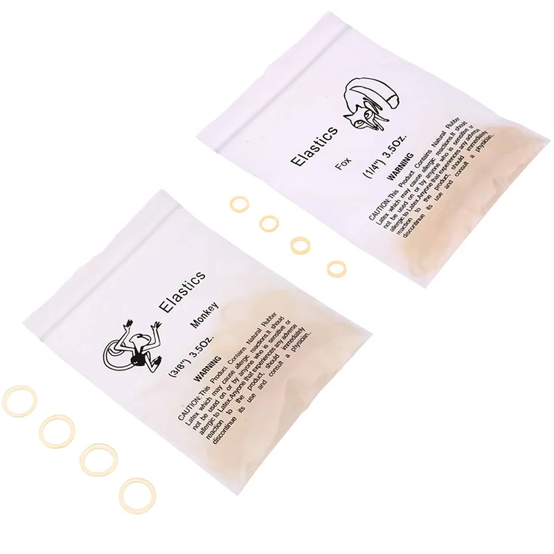 Hot Sale1bag rubber band 4 Sizes For Choice Dentist Products Orthodontic Rubber Bands Latex Braces