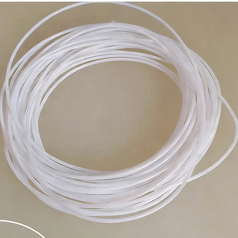 1mm 1.2mm 1.5mm 1.6mm Ptfe rod polytef bar tetrafluoroethylene wire perfluoroethylene spray cloth seal strip Ptfe rope line