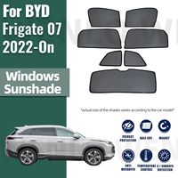 For BYD Frigate 07 2022 2023 2024 Magnetic Car Sunshade Shield Front Windshield Curtain Window Uv Protection Sun Shade Visor