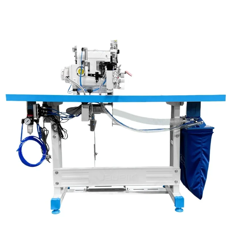 Small mouth side car synchronous locking side car waist upper garden collar overlock sewing machine four-thread sewing c