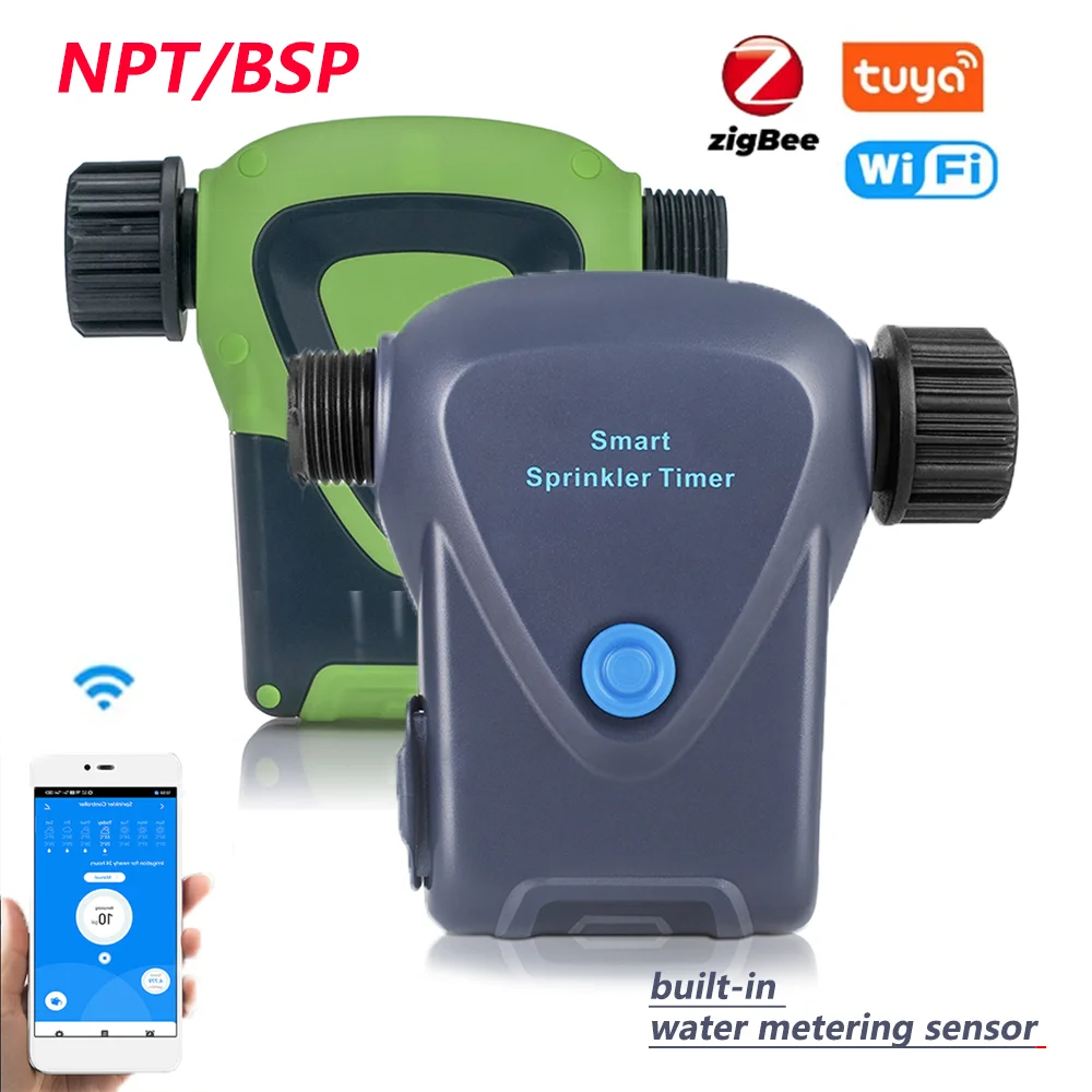 Tuya ZigBee 3.0 Sprinkler Timer Garden Automatic Watering Irrigation Timer Intelligent Valves Controller Quantitative Watering