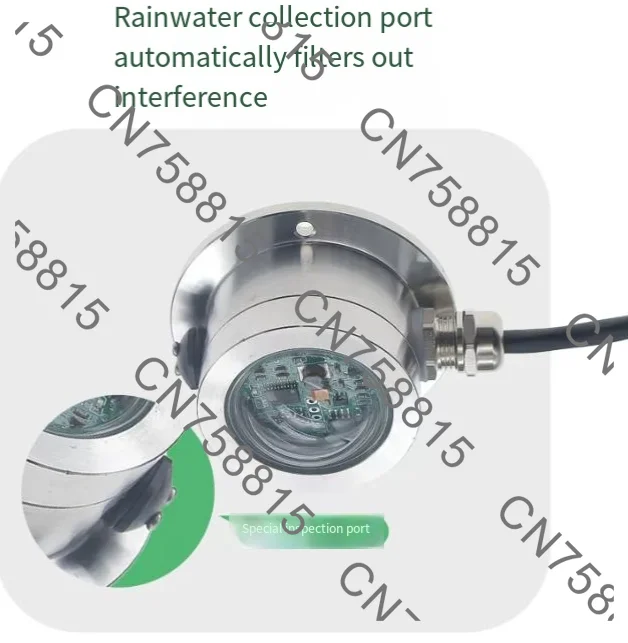 stainless steel optical rain gauge RS485 meteorological monitoring station,Dual channel pulse rainfall sensor