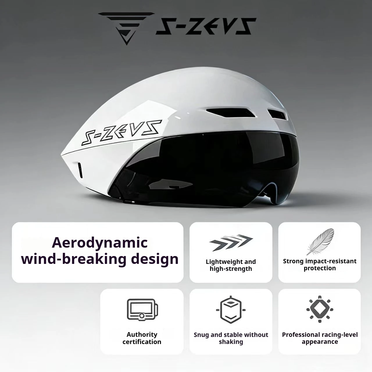

s-zeus TT-21 Thor Breaking Wind Helmet Triathlon TT Helmet Road Time Trial Cycling Helmet Safety Helmet
