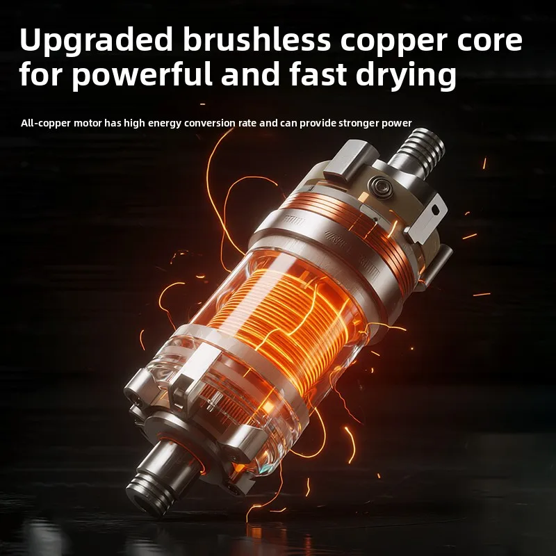 Violent Turbo Fan Powerful Hair Dryer Lithium Battery Snowblower Dust Removal Air Gun Industrial Grade Blower