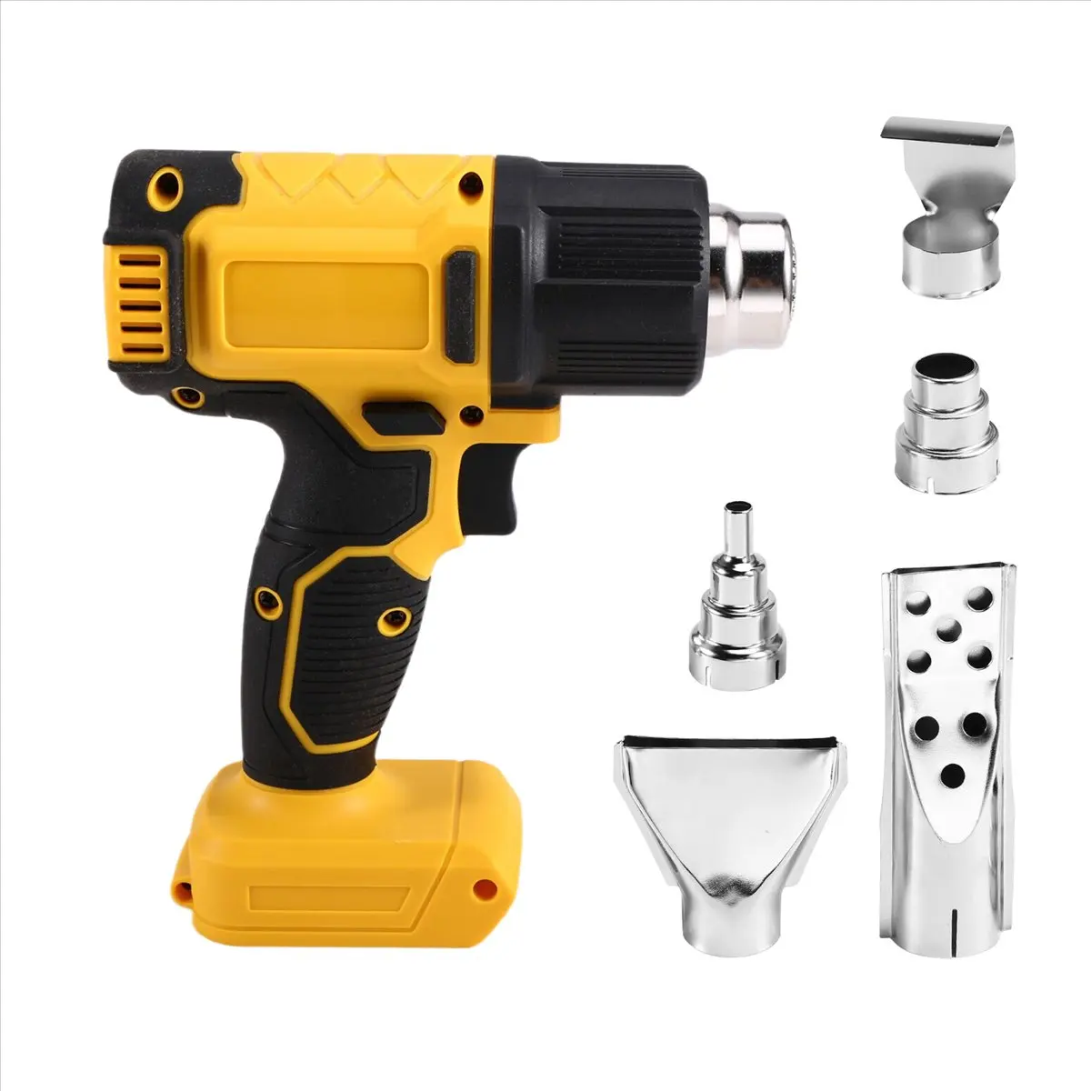 2026 + Cordless Heat 540℃Temperature Adjustment LED Display 4Gear Wind Speed Electric Hot Air for 18V20V Battery