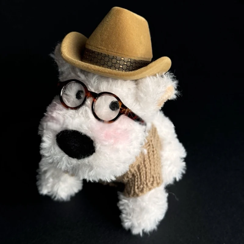 Little Dog Hidden Proposal Ring Doll Box Creative Cap Stoage Box Birthday Gift for Girlfriend