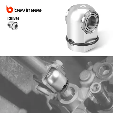 BEVINSEE Manual Transmission Selector Joint Upgrade for BMW F30 F31 E90 E92 E46 E36 E93 E60 F10 E39 E87 E82, Replace 25117580281