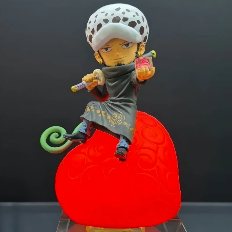 

One Piece Devil Fruit Series Voice-Controlled Night Light Luffy Nico Robin Chopper Portgas·D· Ace Anime Figure Desktop Toy Gifts
