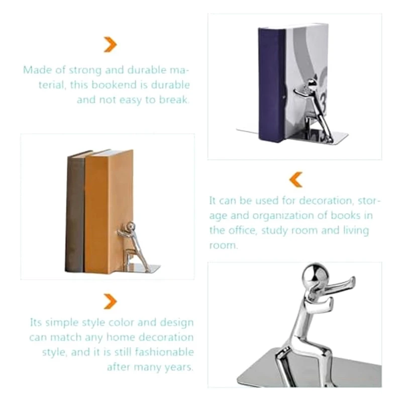 مساند كتب من الحديد الزهر لأدوات التصميمات ، حامل كتب ، نهايات كتب لحمل الكتب ، مساند كتب شديدة التحمل ، زخرفية ، متينة