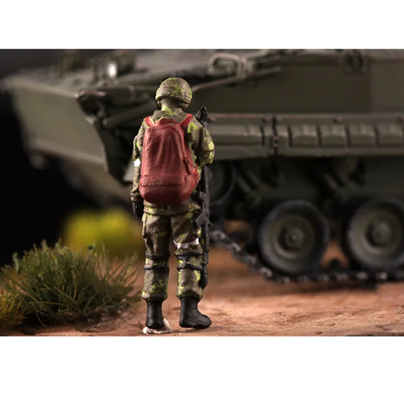 1/72 Bilancia Modello Esercito Russo Rosso Zainetto Comandante 1 pz Soldato Action Figure Giocattoli Scena FAI DA TE Accessorio Bambole Collezione Regali