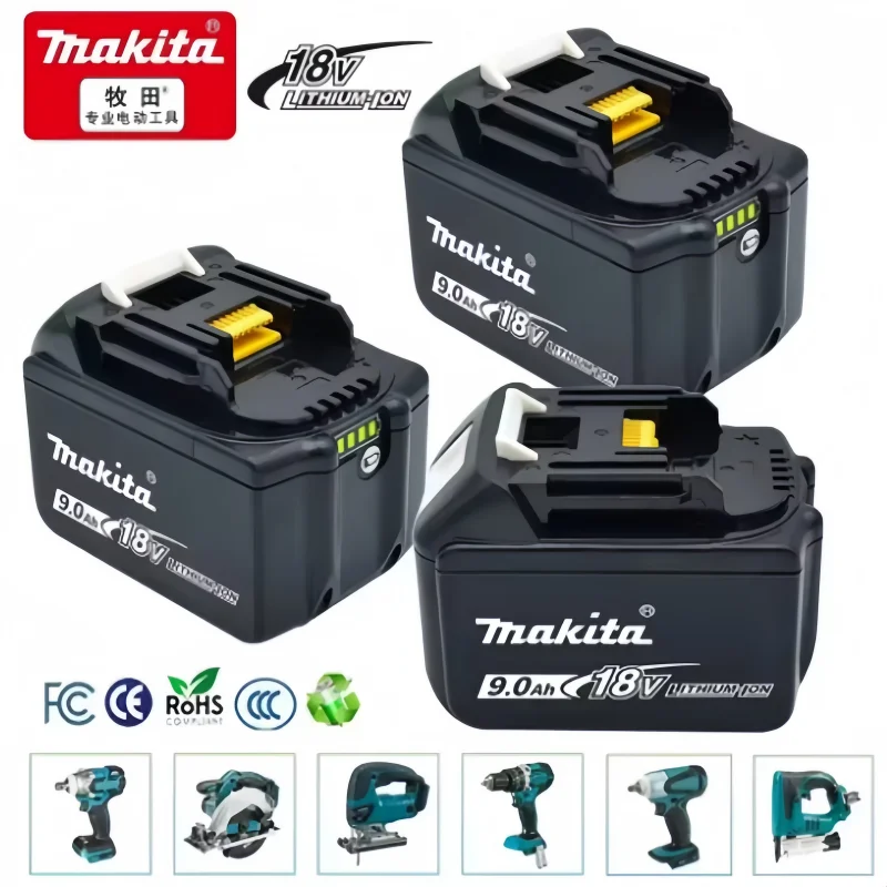 

Makita original rechargeable lithium battery, BL1840BL1830B BL1830B BL1830B BL1830B Makita 6Ah 9Ah 18V power tool battery